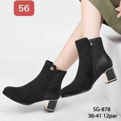 Botki damskie 7ASG-878.BLACK (36/41,12par)