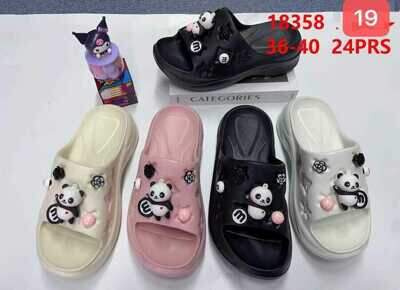 Klapki damskie 7A18358.MIX  (36/40,24par)