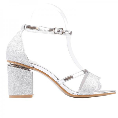 Sandały damskie SY926M-3.SILVER (36/41,12par)