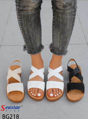 Sandały damskie   7ABG218.BEIGE  (36/41,12par)