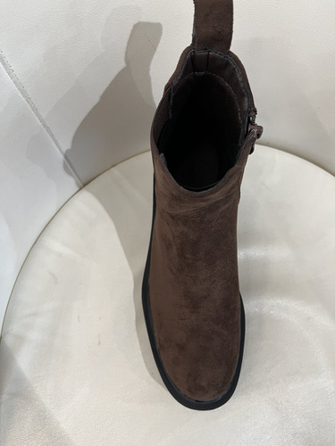 Botki damskie ocieplane 7ACK504.BROWN  (36/41,12par)