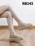 Kozaki damskie RB143.BEIGE Ocieplany (36/41,12par)