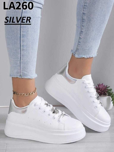 Buty sportowe damskie  7ALA260.SILVER    (36/41,12par)