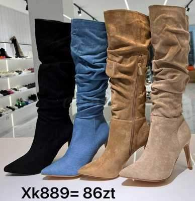 Kozaki damskie 7AXK-889.KOLORDOWYBORU (36/41,12par)