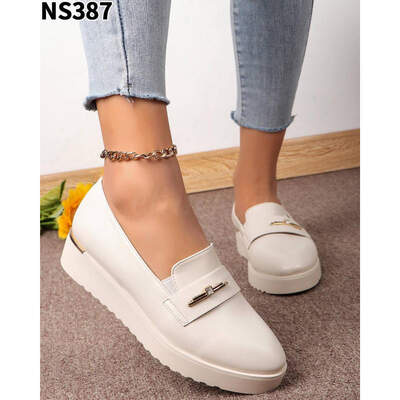 Półbuty damskie NS387.BEIGE PU (36/41,12par)