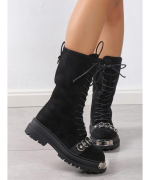 Botki damskie ocieplane 7ANC13012.BLACK  (36/41,12par)