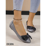 Balerinki damskie  CC231.PEWTER (36/41,12par)