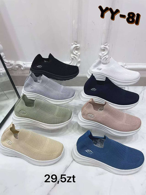 Buty sportowe damskie YY-81.KOLORDOWYBORU (36/41,12par)