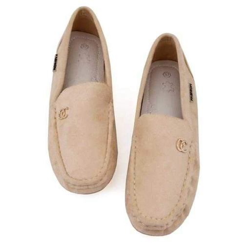 Mokasyny damskie MH18T-9.BEIGE (41/43,10par)