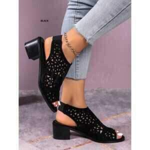 Sandały damskie  7ARR18.BLACK  (36/41,12par)