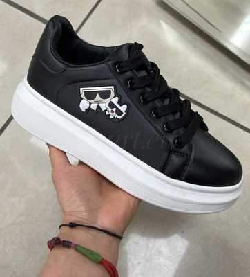 Buty sportowe damskie 7ABY23.BLACK (37/42,12par)