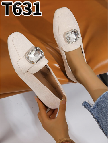 Mokasyny damskie T631.BEIGE (36/41,12par)