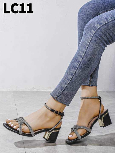 Sandały damskie 7ALC11.BLACK (36/41,12par)