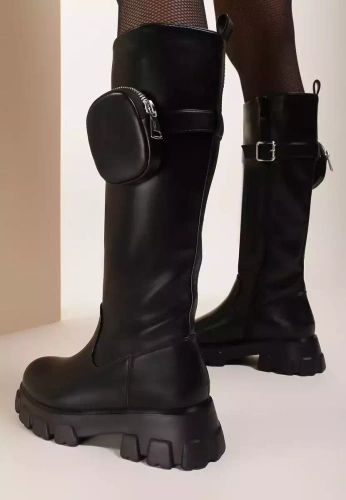 Kozaki damskie RQ2042-1.BLACK (36/41, 8par)