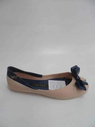 Balerinki damskie 7AKM99-6.BEIGE/BLACK (36/41,12par)