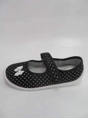 Trampki dziewczęce 5ADorotkaD28.BLACK (25/35,12par)