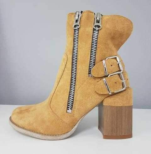 Botki damskie A5710-32.CAMEL (36/41,12par)