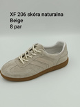 Buty sportowe damskie 7AXF206.BEIGE (36/41,8par)