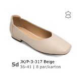Balerinki damskie 7AP-3-317.BEIGE (36/41,8par)