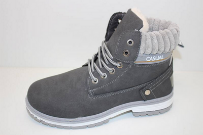 Trzewiki damskie 7AK5-D6.D.GREY (36/41,12par)