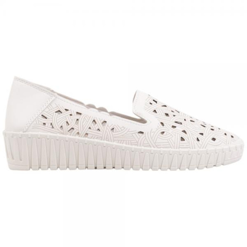 Balerinki damskie F42-5.WHITE (36/41,12par)