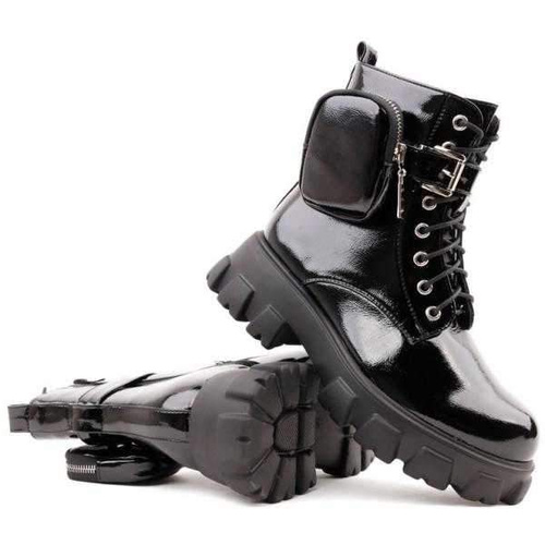 Botki damskie RM12M-2.BLACK Ocieplane (36/40,8par)