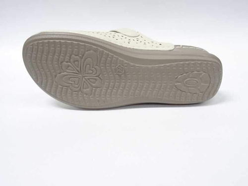 Klapki damskie 7AC2316-2.BEIGE   (36/42,12par)