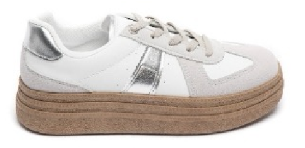 Buty sportowe damskie 7A7590.SILVER (36/41,12par)