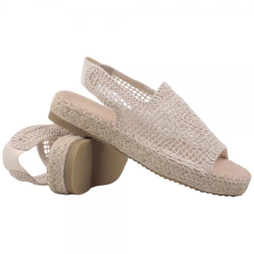 Sandały damskie F214-2.BEIGE (36/41,12par)