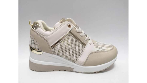 Buty sportowe damskie 7ALDLJ-45.WHITE/GOLD (36/41,12par)