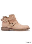 Botki damskie A2901-63.KHAKI (36/41,12par)
