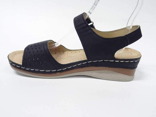 Sandały damskie  7AW676-1.BLACK (36/41,12par)