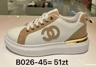 Buty sportowe damskie 7AB026-45.WHITE (36/41,12par)