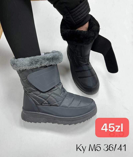 Botki damskie 7AKYM5.GREY (36/41,12par)