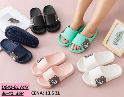 Klapki damskie 041-01.MIX (36/41,36par)