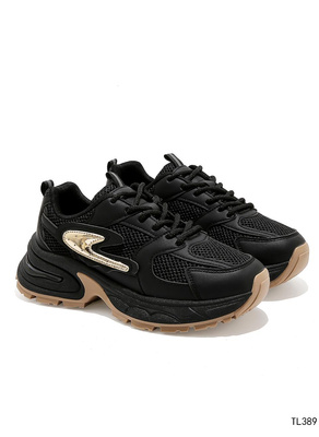 Buty sportowe damskie TL389.BLACK (36/41,12par)