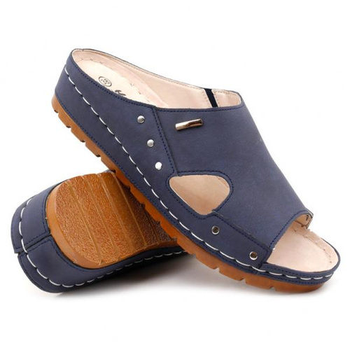 Klapki damskie DE924-1.NAVY (36/41,12par)