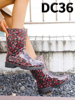 Kalosze damskie DC36.BLACK (36/41,12par)