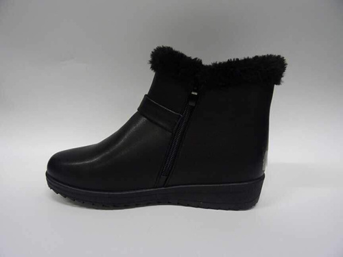 Botki damskie    7A305-PU.BLACK     (36/42,12par)
