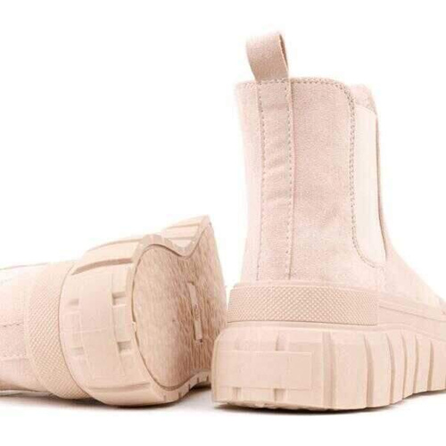 Botki damskie RM100-2A.BEIGE (36/41,8par)