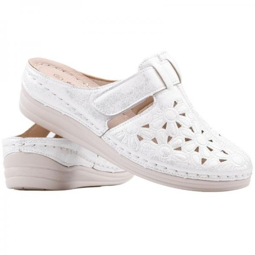Klapki damskie DE991-7.SILVER (36/41,12par)
