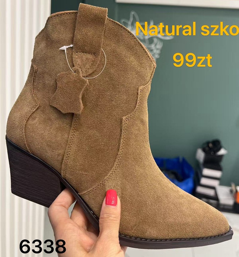 Botki damskie ocieplane 7A6338.KOLORDOWYBORU (36/41,12par)