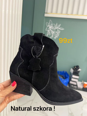 Botki damskie 7A6338A.BLACK (36/41,12par)