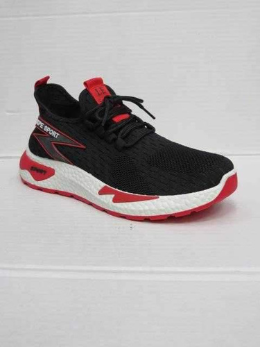 Buty sportowe męskie 9A8056-1.BLACK/RED (40/45,12par)