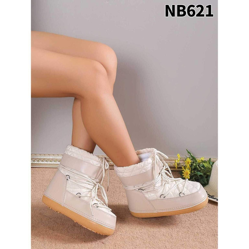 Botki damskie  7ANB621.BEIGE  (36/41,10par)