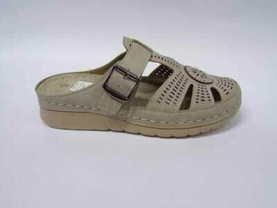 Klapki damskie 7AH2-5.BEIGE (36/41,12par)