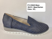 Półbuty damskie 3-663.NAVY (36/41,8par)