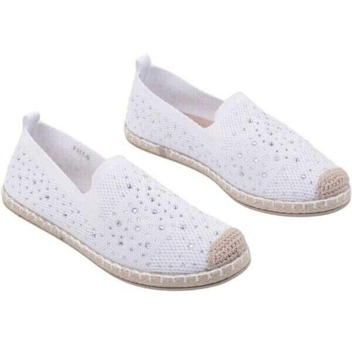 Balerinki damskie F117-6.WHITE (36/41,12par)
