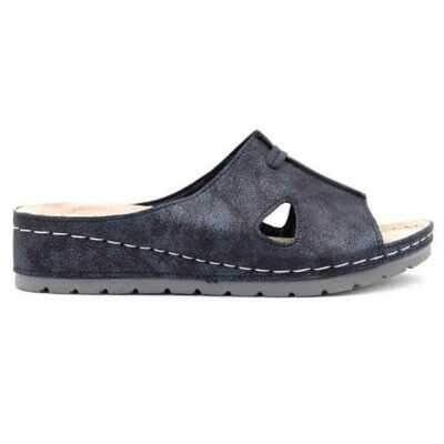 Klapki damskie DE984-1.NAVY (36/41,12par)