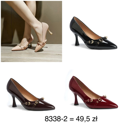 Czółenka damskie 8338-2.KOLORDOWYBORU (36/41 12par)